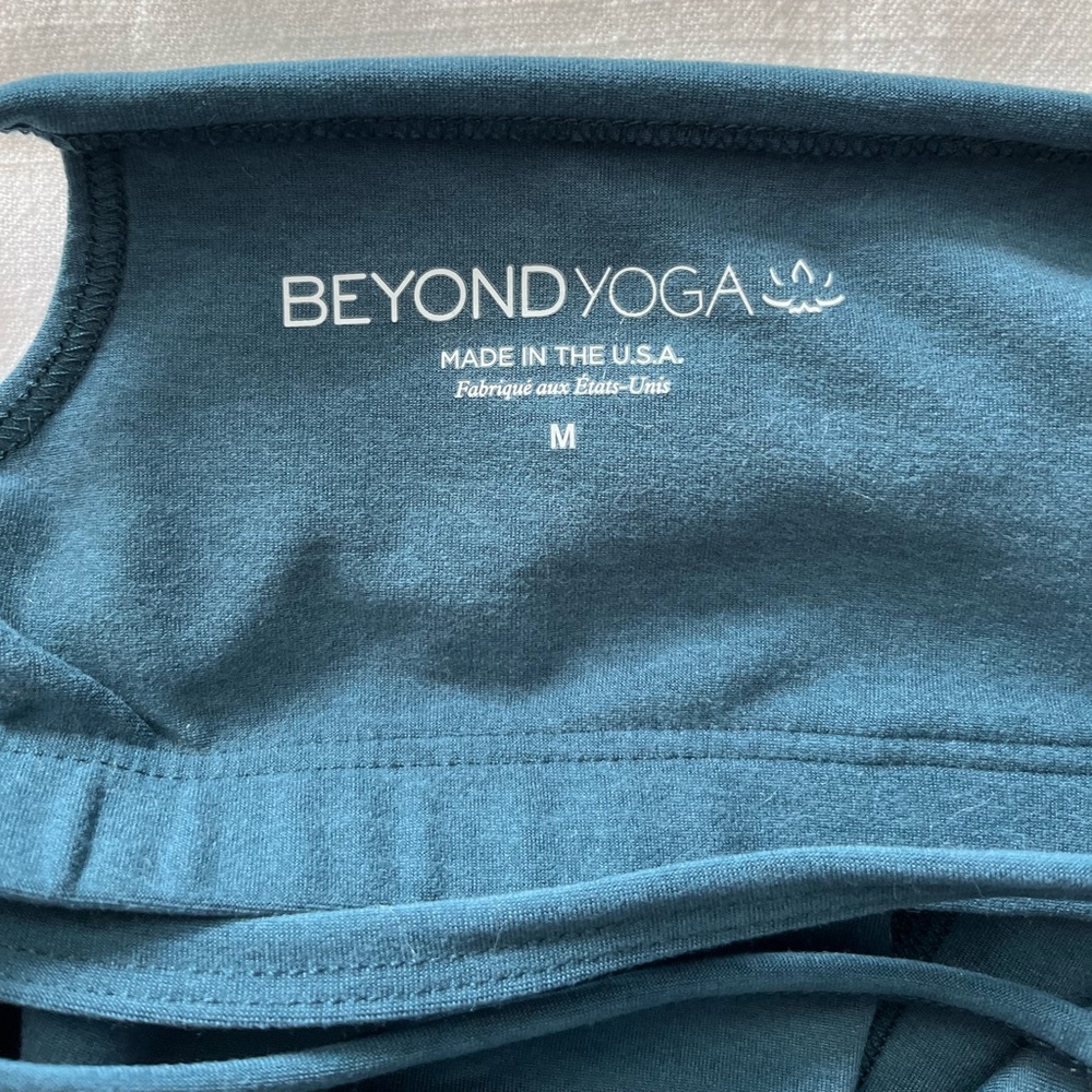 Beyond Yoga Teal Tank Top - Picture 3 of 4